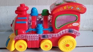 Choo Choo Train Fun ToyMinis Lovely Locomotive with Wonderful Music and Light Toy Cars [upl. by Eidur]