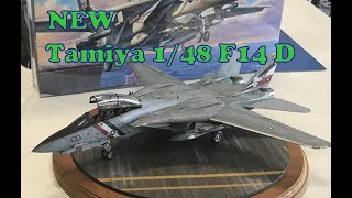 Complete build of the new Tamiya 148 F14 D tomcat with weathering [upl. by Ydnar905]