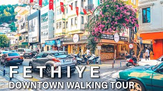 Fethiye Downtown Walking Tour Turkey 4k [upl. by Hcib121]