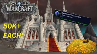 This FORGOTTEN Gold Farm is 50k Value Decahedral Dwarven Dice Gold Farming WoW Dragonflight 102 [upl. by Deth486]