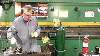 Acetylene amp Oxygen Torch Cutting [upl. by Alisun]