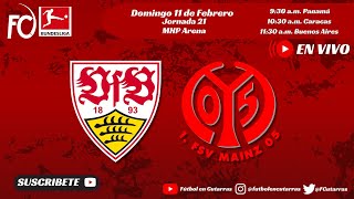 VfB Stuttgart VS 1FSV Mainz 05  BUNDESLIGA  Jornada 21 [upl. by Tini43]