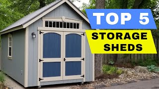 Top 5 Best Outdoor Storage Shed 2024 Review  Best Backyard Garden Shed To Buy On Amazon [upl. by Placidia]