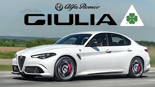 The 2020 Alfa Romeo Giulia Quadrifoglio is the COOLEST Sport Sedan [upl. by Ilaw]