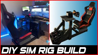 How to make a cheap DIY Sim Racing Rig for use with a desk or console setup [upl. by Vescuso]