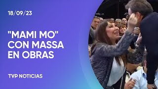 Acto de Sergio Massa en el Estadio Obras [upl. by Napra]