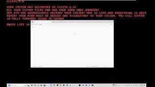 DiskErrorexe and Clutt666exe crashes windows 7 VMware Workstation [upl. by Aitra]