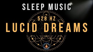 BLACK SCREEN SLEEP MUSIC ☯ 528 hz Healing Frequency ☯ Lucid Dreaming amp Full Body Healing [upl. by Anicart64]