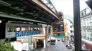 NordrheinWestfalen  Wuppertaler Schwebebahn  gefahren am 11072013 [upl. by Cynar373]