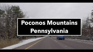 DRIVE to POCONO MOUNTAINS from New Jersey via Interstate 80 [upl. by Godewyn]