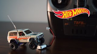 Turning a HotWheels To Remote Control 164 Scale RC Full Build Video [upl. by Litha80]