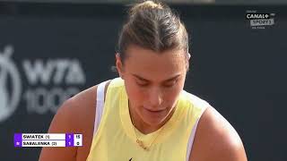 Iga Swiatek Aryna Sabalenka Rzym Final 2024 [upl. by Hamburger]