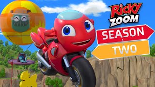 Amazing Helpers ⚡️ Season Two ⚡️ Motorcycle Cartoon  Ricky Zoom  Cartoons For Kids [upl. by Hulda]