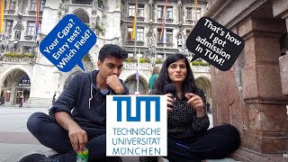 How to get admission in Technical University of Munich TUM GPA and other requirements [upl. by Cassandre]