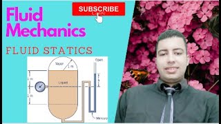 Example On Manometer 05 Fluid Statics fluid mechanics [upl. by Carper]