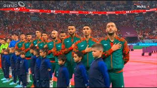 Moroccan Anthem vs France  النشيد الوطني المغربي ضد فرنسا  Hymne Maroc vs France [upl. by Gale]