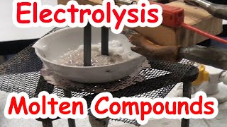 Electrolysis of Molten Compounds GCSE Chemistry [upl. by Wolliw]