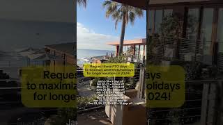 How to strategize holidays amp weekends for more vacation travel vacation weekend hotel resort [upl. by Alaham]