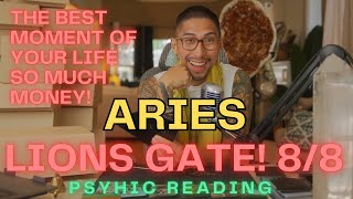 ARIES THE BEST MOMENT OF YOUR LIFE IS COMING AUGUST TAROT HOROSCOPE [upl. by Ymrej]