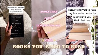 book recommendations 2022 📚🤍  Booktok [upl. by Ibba]