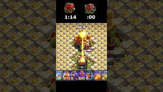 Wall Wrecker VS Log Launcher  Which one is better  shorts cocshorts clashofclans [upl. by Karla]