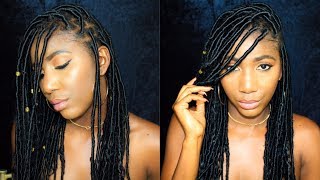 Easy 1Step Goddess Locs Tutorial  NOT CROCHET HAIR  Simply Subrena [upl. by Proud78]