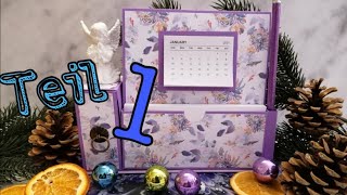 Praktischer Tischkalender Teil 1 [upl. by Akirehs39]