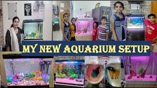 My New Aquarium Fish Tank Setup in Tamil  Unboxing Fish Tank amp Accessories  First Fish Tank Setup [upl. by Macegan]