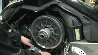 Belt Adjustment on a SkiDoo XP – Tech Tip [upl. by Persis]