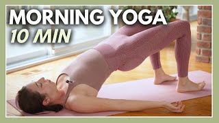 10 min Morning Yoga  ACTIVATING Full Body Flow [upl. by Atsyrt787]