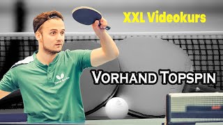 Vorhand Topspin XXL Lernvideo [upl. by Oicul]