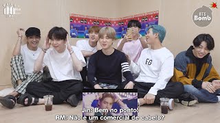 Bangtan Bomb BTS reagindo ao MV de quotDynamitequot [upl. by Lewls]