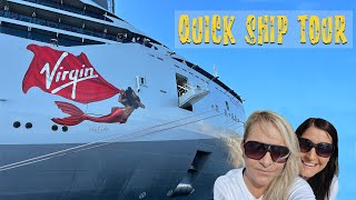 🛳️Virgin Valiant Lady cruise ship tour [upl. by Poree]