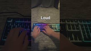 Quiet keyboard or Loud keyboard shorts fyp [upl. by Honeywell]