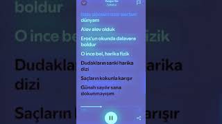 Sehabe  Yangın var lyricsşarkı sözleri [upl. by Rustice589]