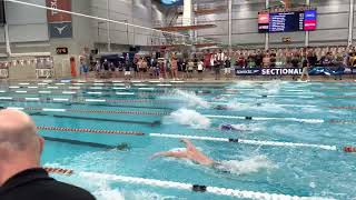 Casas Goes 505 100m Fly 9th Fastest World Performer 2022  Boys 100 Fly A Final  Sectionals TX [upl. by Opal]