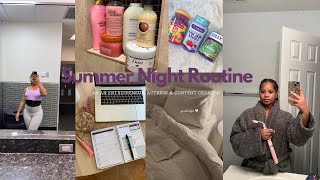 My 6 Figure Entrepreneur Night Routine🤍 Gym Skin Auditions WFH Content [upl. by Erine]