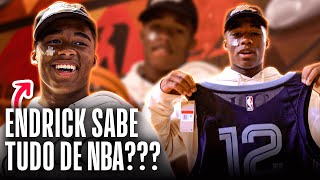 Endrick é fã do Ja Morant e dá show na Loja NBA  Entrevista Exclusiva [upl. by Ariom534]