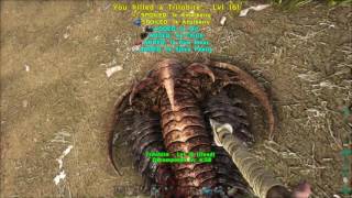 How to kill Trilobite  ARK Survival Evolved [upl. by Wit163]