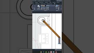 PROJETO HIDROSSANITÁRIO NO AUTOCAD autocaddrawing autocad autocadshorts [upl. by Nwahsauq]