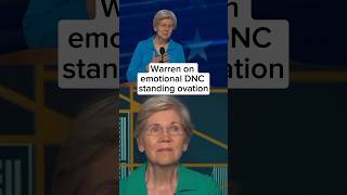 Warren on emotional DNC standing ovation [upl. by Tufts]