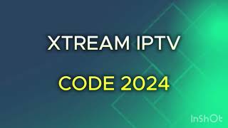 xtream iptv code 2024 [upl. by Aoht782]