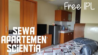 SEWA Apartemen Scientia Type Studio  Free IPL [upl. by Engis967]