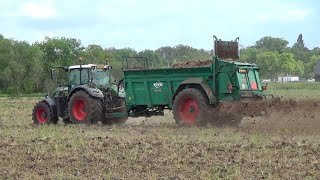 Oude Lashof spreading green waste [upl. by March]