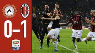 Highlights Udinese 01 AC Milan  Matchday 11 Serie A TIM 201819 [upl. by Barfuss143]