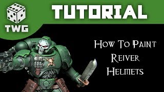 Warhammer Tutorial How To Paint Primaris Reiver Skull Helmets [upl. by Nonnad]