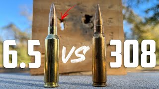 65 Creedmoor vs 308 Barrier Test No More Debating [upl. by Zimmermann327]