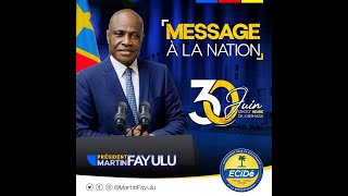 DISCOURS À LA NATION DU PRÉSIDENT ÉLU MARTIN FAYULU MADIDI [upl. by Anayd]