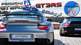 Porsche GT2 RS vs GT3 RS Autobahn Jagd  300 kmh  Getaway  Race [upl. by Kameko982]