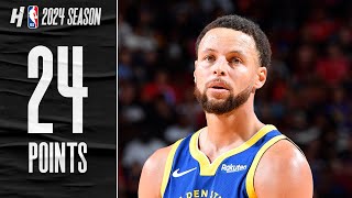 Steph Curry CLUTCH 24 PTS vs Rockets 🔥 Full Highlights [upl. by Lesig466]